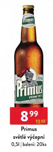 Qanto Primus světlé výčepní nabídka