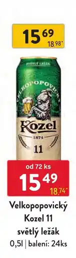 Qanto Velkopopovický Kozel 11 nabídka