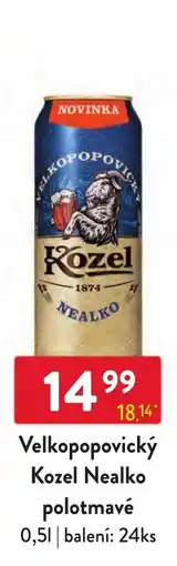 Qanto Velkopopovický Kozel Nealko nabídka