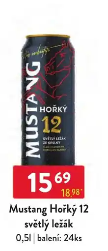 Qanto Mustang hořký 12 světlý ležák nabídka