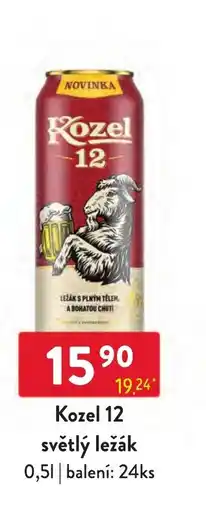 Qanto Kozel 12 světlý ležák nabídka