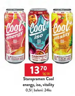 Qanto Staropramen Cool energy, iso, vitality nabídka