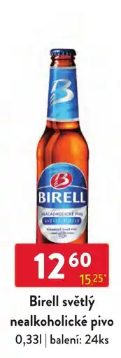 Qanto Birell světlý nealkoholické pivo nabídka