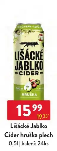 Qanto Lišácké Jablko Cider hruška nabídka