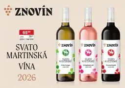 Qanto Znovín Svato Martinská vína 2026 nabídka