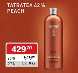 Qanto Tatratea peach nabídka