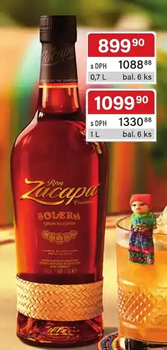 Qanto Ron Zacapa Solera Gran Reserva nabídka