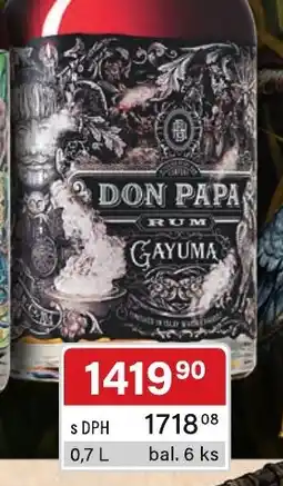 Qanto Don Papa Rum Gayuma nabídka