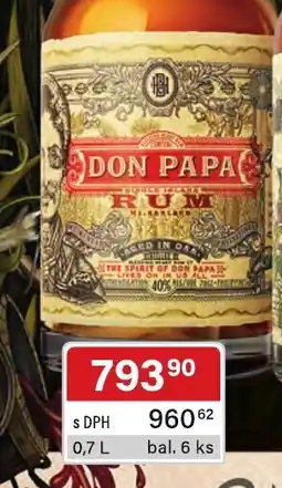 Qanto Don Papa rum nabídka