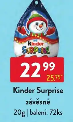 Qanto Kinder Surprise závěsné nabídka