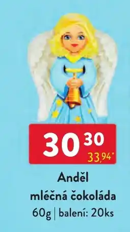 Qanto Anděl mléčná čokoláda nabídka