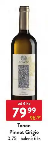 Qanto Tonon Pinot Grigio nabídka