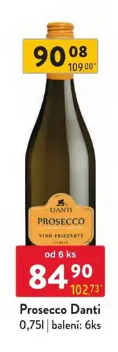 Qanto Prosecco Danti nabídka