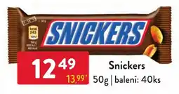Qanto Snickers nabídka