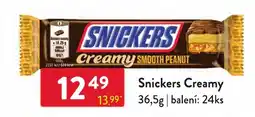 Qanto Snickers Creamy Smooth Peanut nabídka