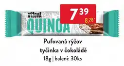 Qanto Quinoa pufovaná rýžová tyčinka v čokoládě nabídka