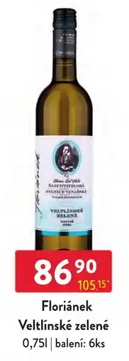 Qanto Floriánek Veltlínské zelené nabídka