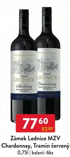 Qanto Zámek Lednice MZV Chardonnay, Tramín červený nabídka