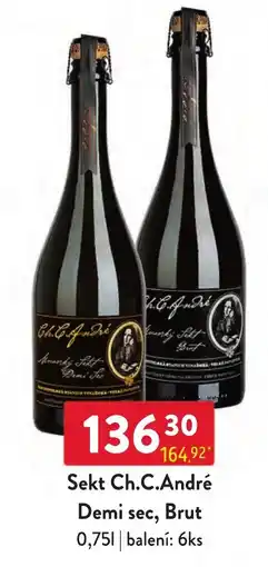 Qanto Sekt Ch.C.André Demi sec, Brut nabídka