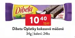 Qanto Dibeta Oplatky kokosové máčené nabídka