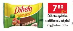 Qanto Dibeta oplatka s oříškovou náplní nabídka