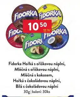 Qanto Fidorka Hořká s oříškovou náplní nabídka