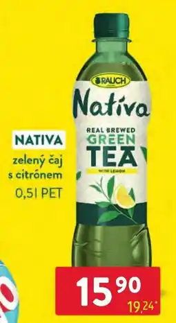 Qanto Nativa zelený čaj s citrónem nabídka