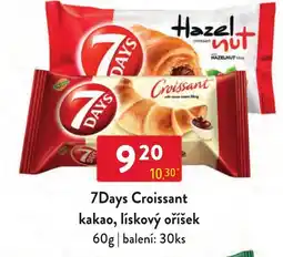 Qanto 7Days Croissant kakao, lískový oříšek nabídka