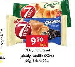 Qanto 7Days Croissant jahody, vanilka&Oreo nabídka