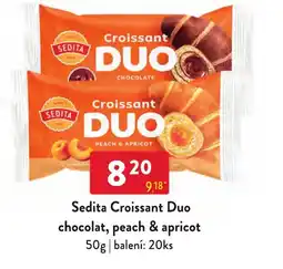 Qanto Sedita croissant duo chocolat peach & apricot nabídka