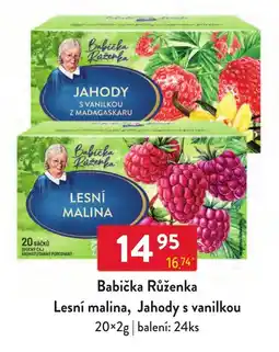 Qanto Babička Růženka Lesní malina, Jahody s vanilkou nabídka
