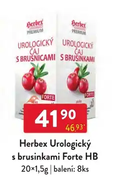 Qanto Herbex Urologický s brusinkami Forte nabídka