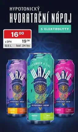 Qanto Waio hypotonický hydratační nápoj s elektrolyty nabídka