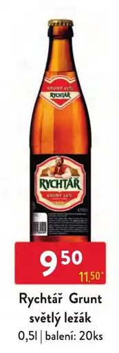 Qanto Rychtář Grunt světlý ležák nabídka