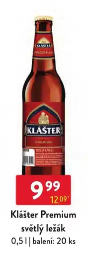 Qanto Klášter světlý ležák nabídka