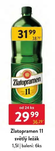 Qanto Zlatopramen 11 světlý ležák nabídka