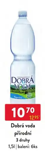 Qanto Dobrá voda přírodní nabídka