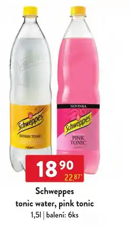 Qanto Schweppes tonic water, pink tonic nabídka