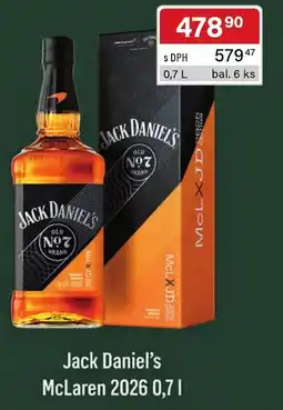 Qanto Jack Daniel's McLaren 2026 nabídka