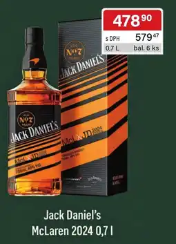 Qanto Jack Daniel's McLaren 2024 nabídka