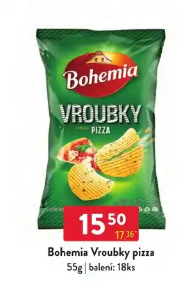 Qanto Bohemia vroubky pizza nabídka