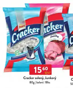 Qanto Cracker solený, šunkový nabídka