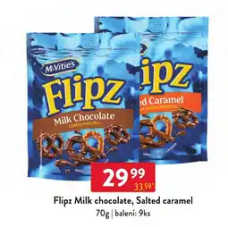 Qanto McVitie's Flipz Milk chocolate, Salted caramel nabídka