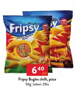 Qanto Fripsy Bugles chilli, pizza nabídka