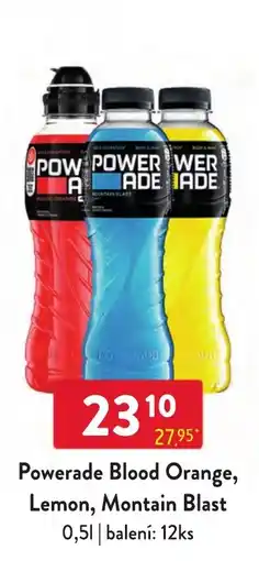 Qanto Powerade Blood Orange, Lemon, Montain Blast nabídka
