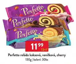 Qanto Perfetto roláda kakaová, vanilková, cherry nabídka