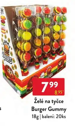 Qanto Burger Gummy nabídka