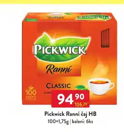 Qanto Pickwick Ranní čaj nabídka