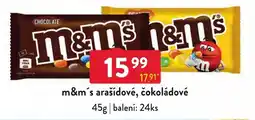 Qanto m&m's arašídové, čokoládové nabídka
