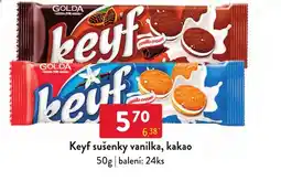 Qanto Keyf sušenky vanilka, kakao nabídka